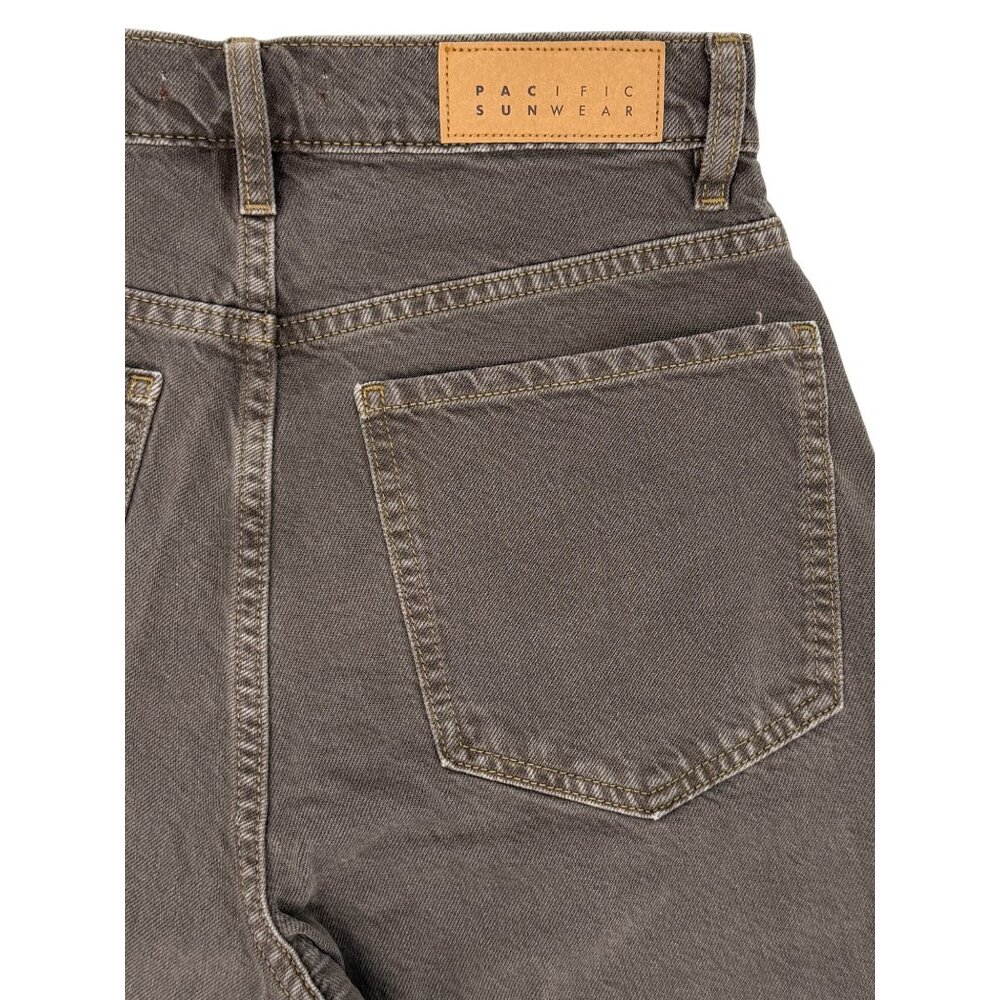 NWT PacSun Dad Jean Straight Leg Moss Green Jeans 26 | Skater Grunge Streetwear - Picture 10 of 16